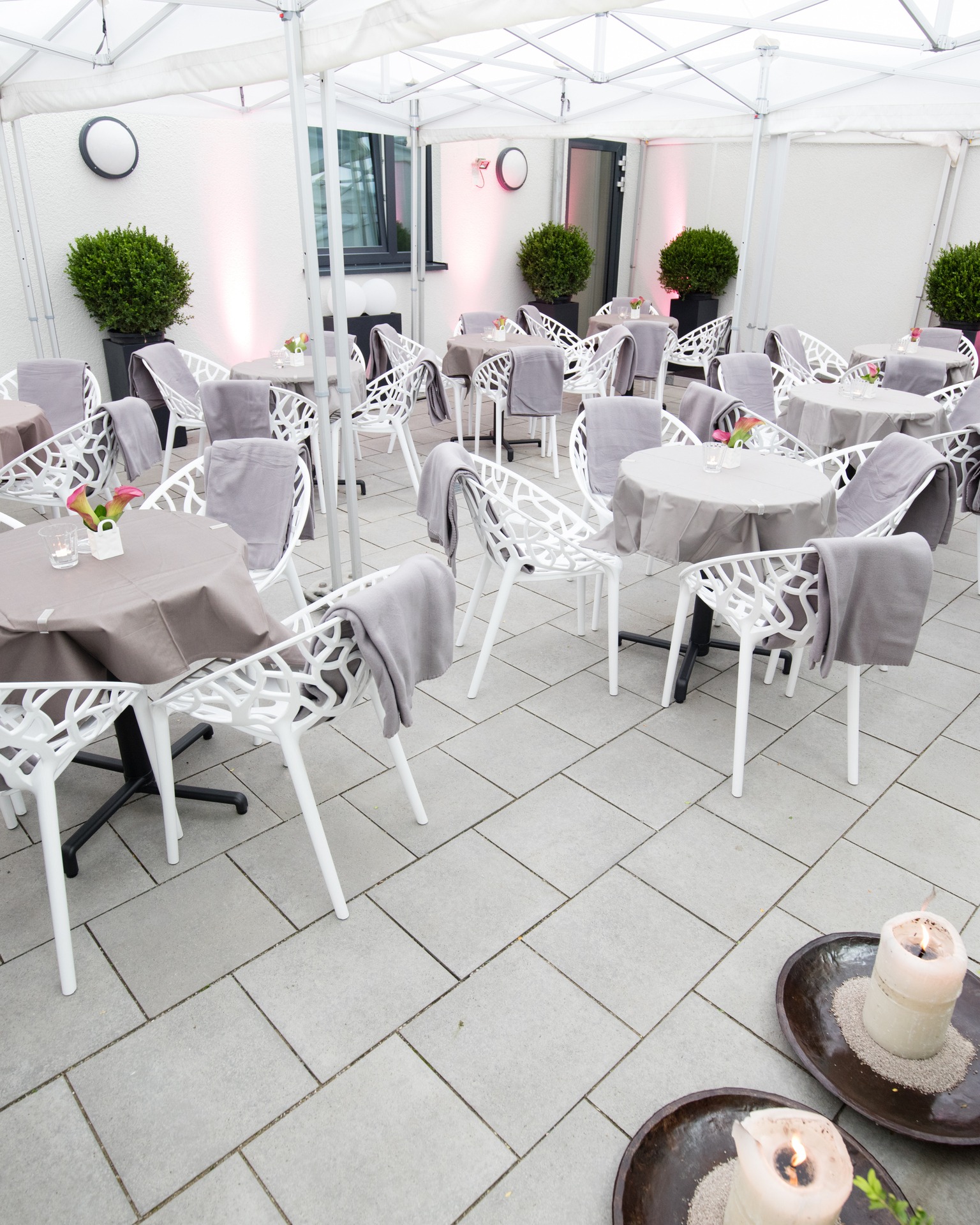 Terrasse im relexa hotel München